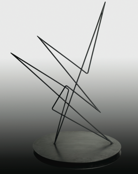 Abstraction, 1953. Iron. 38.22 in. Abstracción, 1953. Hierro. 98 cm.