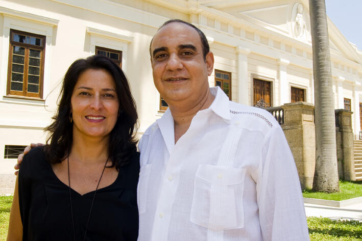 Isabella Rosado Nunes and Eugenio Valdes Figueroa