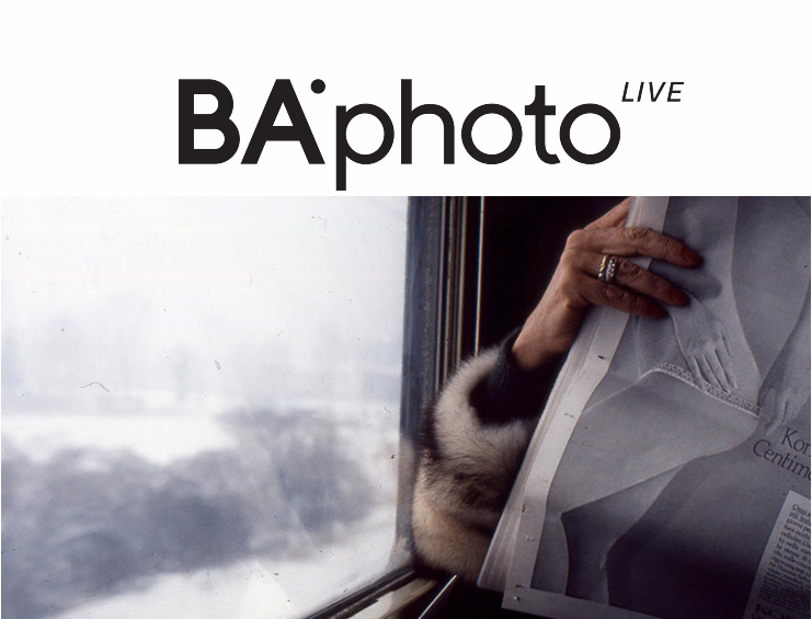 BAphoto PRESENTS LIVETALK, A CONVERSATIONS PROGRAM WITH PHOTOGRAPHY AND INTERNATIONAL CONTEMPORARY ART FIGURES