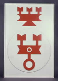 Rubem Valentim, "Emblem no. 2"