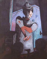 Rufino Tamayo "Retrato de Cantinflas", o/c. 1948.