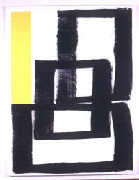 "Sin título", tinta acrílica sobre tela, 210 x 160 cm, 2002