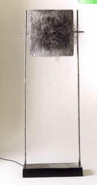 "Serie aquario", 84" x 26" x 14", mixed media, 2002