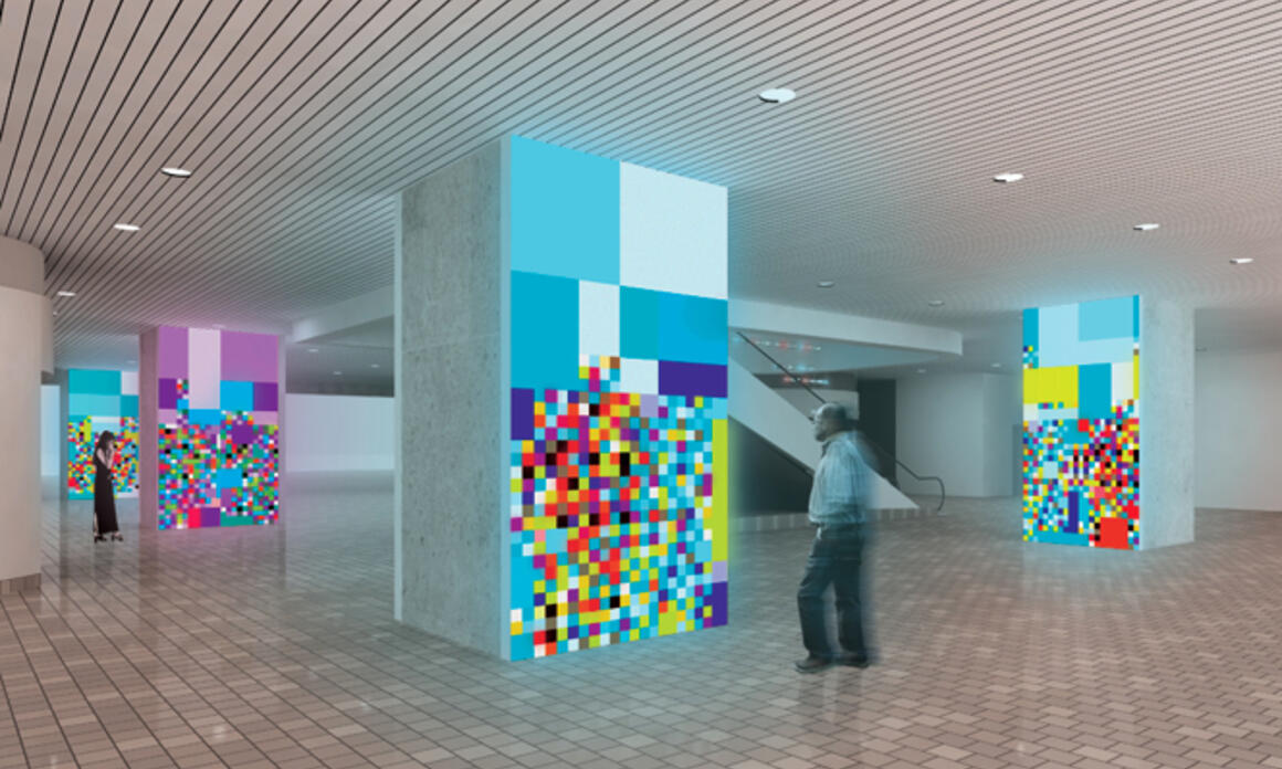  Ivan Toth Depeña  “Reflect,” Permanent Public Art Installation for Stephen P. Clark Government Center Lobby