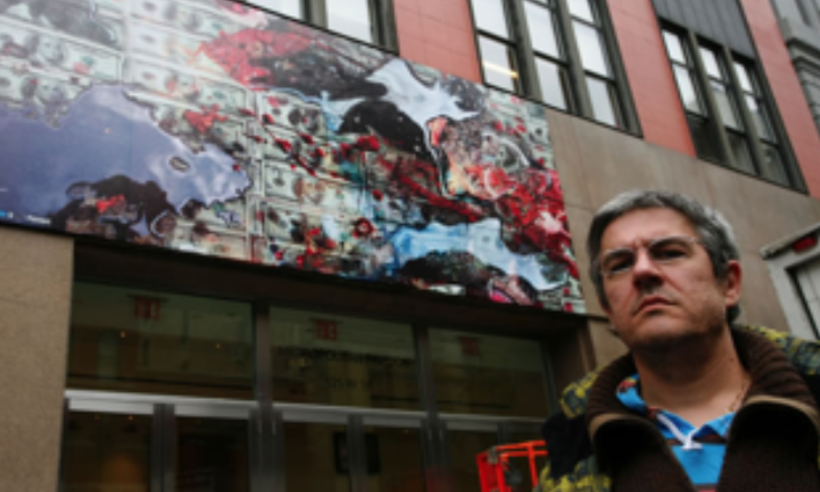 Fabián Marccacio Banner - 50" x 8" Metropolitan Pavilion new York November 2007 