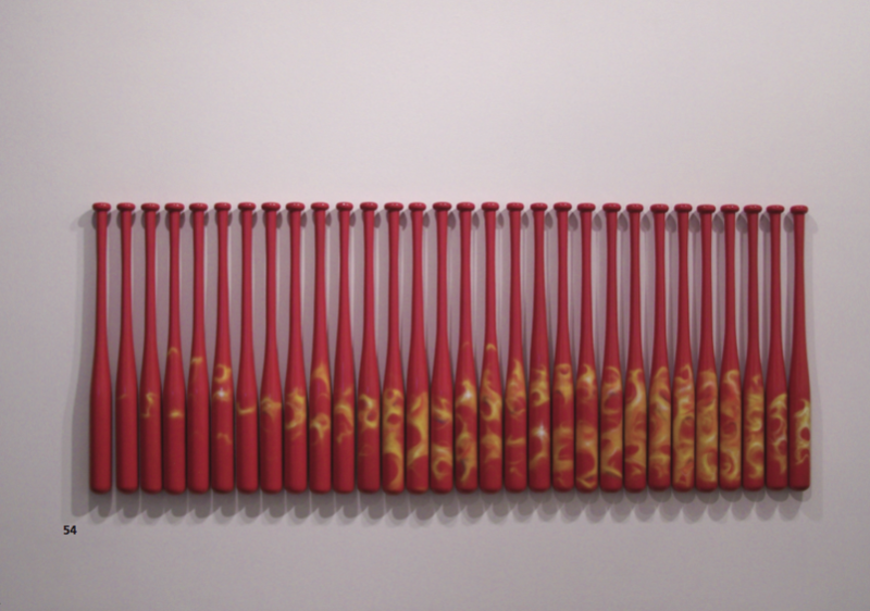 Turbulence II. 2008. Wood and automotive paint. 85.8 x 31.2 in. Turbulencia II. 2008. Madera y pintura automotriz. 220 x 80 cm Courtesy/cortesía: Josée Bienvenu Gallery, New York Turbulence II. 2008. Wood and automotive paint. 85.8 x 31.2 in. Turbulencia II. 2008. Madera y pintura automotriz. 220 x 80 cm Courtesy/cortesía: Josée Bienvenu Gallery, New York