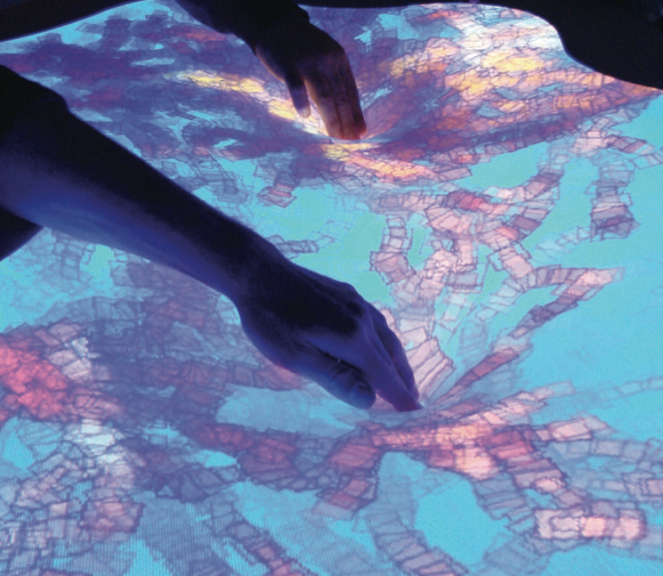 Biopus Sensible, 2007. Interactive installation, 4 ́11” x 7 ́10” x 3 ́11” / Instalación interactiva, 1,50 x 2,40 x 1,20 m. Courtesy/Cortesía Grupo Proyecto Biopus