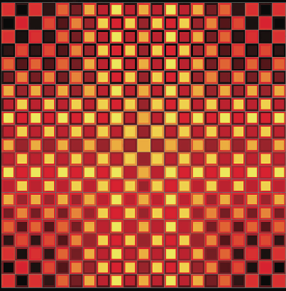 Vasarely Genético, 2002. Net art, 800 x 600 pixels. Courtesy/Cortesía Grupo Proyecto Biopus