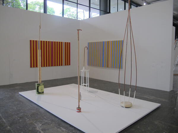 View of Alexandre da Cunha’s space 