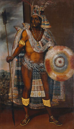 Attributed to Antonio Rodríguez, Portrait of Moctezuma II