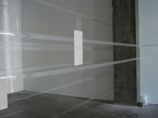 Fernanda Gomes, exhibition at Baumgartner Gallery, New York, 2006. Photo: Pat Kilgore.