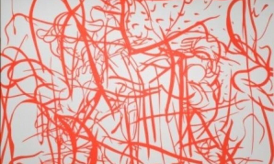 Arturo Herrera,  Padre  2009  Pintura acrílica sobre pared  6,08 x 4,57 m  Foto: Del Re/Stein