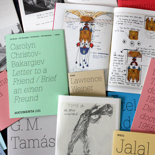 Presentan cuadernos de dOCUMENTA (13) 