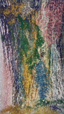 Vivacidad, 2009. Mixed media on vinyl mounted on linen, 47.2 x 82.6 in. Mixta sobre vinilo montado en lino, 120 x 210 cm. Vivacidad, 2009. Mixed media on vinyl mounted on linen, 47.2 x 82.6 in. Mixta sobre vinilo montado en lino, 120 x 210 cm.