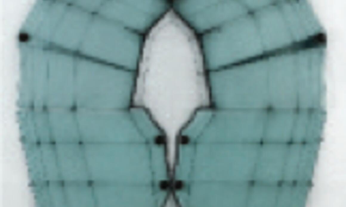 Untitled/Sin título, 2001. Graphite on canvas & car windows, 68 x 58 in./ Grafito sobre tela y ventanillas de automóvil, 172,7 x 147,3 cm. Courtesy of the artist/Cortesía del artista.