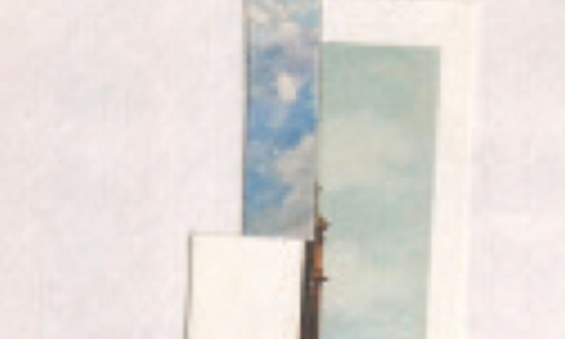 Untitled, 2010. Collage of postcards on paper, signed on verso; 5.1 x 2.4 in. Sin título, 2010; 13 x 6 cm. Collage de postales s/papel; firmada dorso. Courtesy Galería Carmen Araujo Arte.