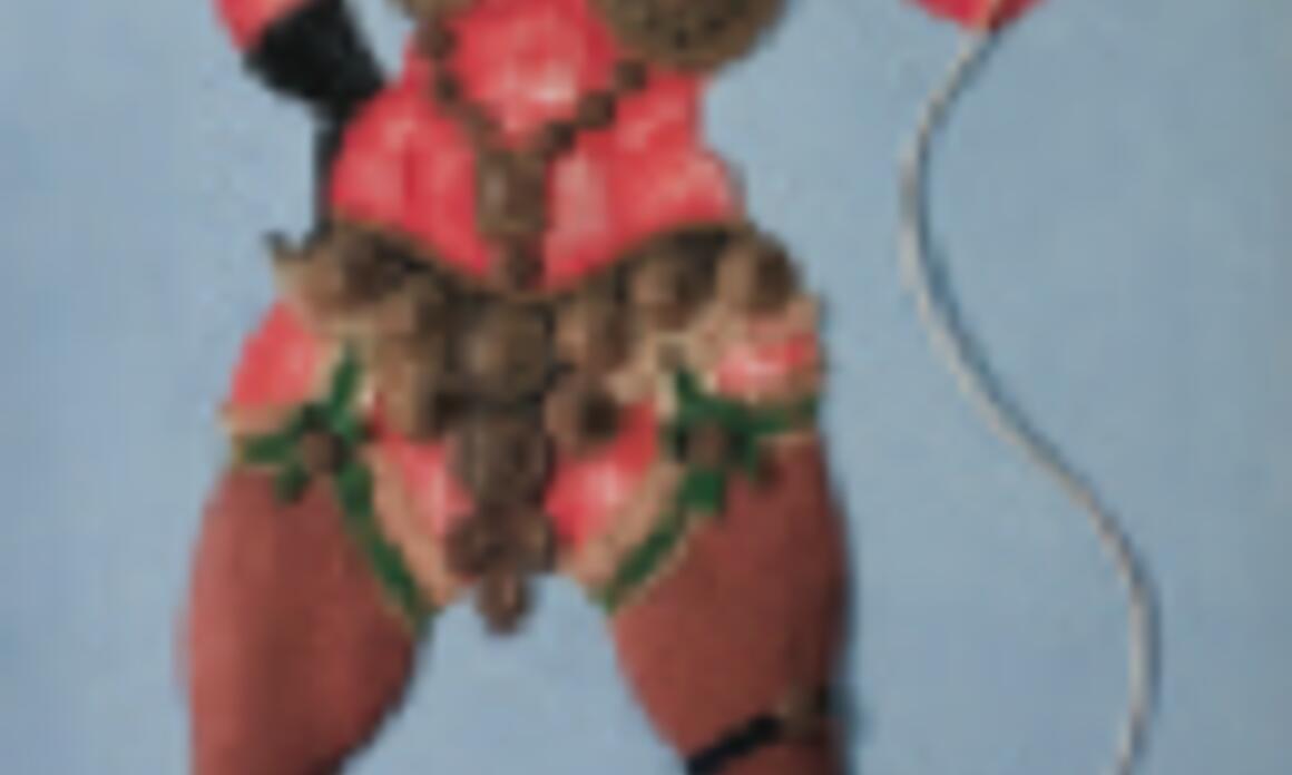 Antonio Berni. Ramona en el cabaret, 1973. Oil and collage on board, 81.9 x 48,4 in. Óleo y collage sobre madera, 208 x 123 cm. Courtesy/Cortesía Galería Sur, Punta del Este.