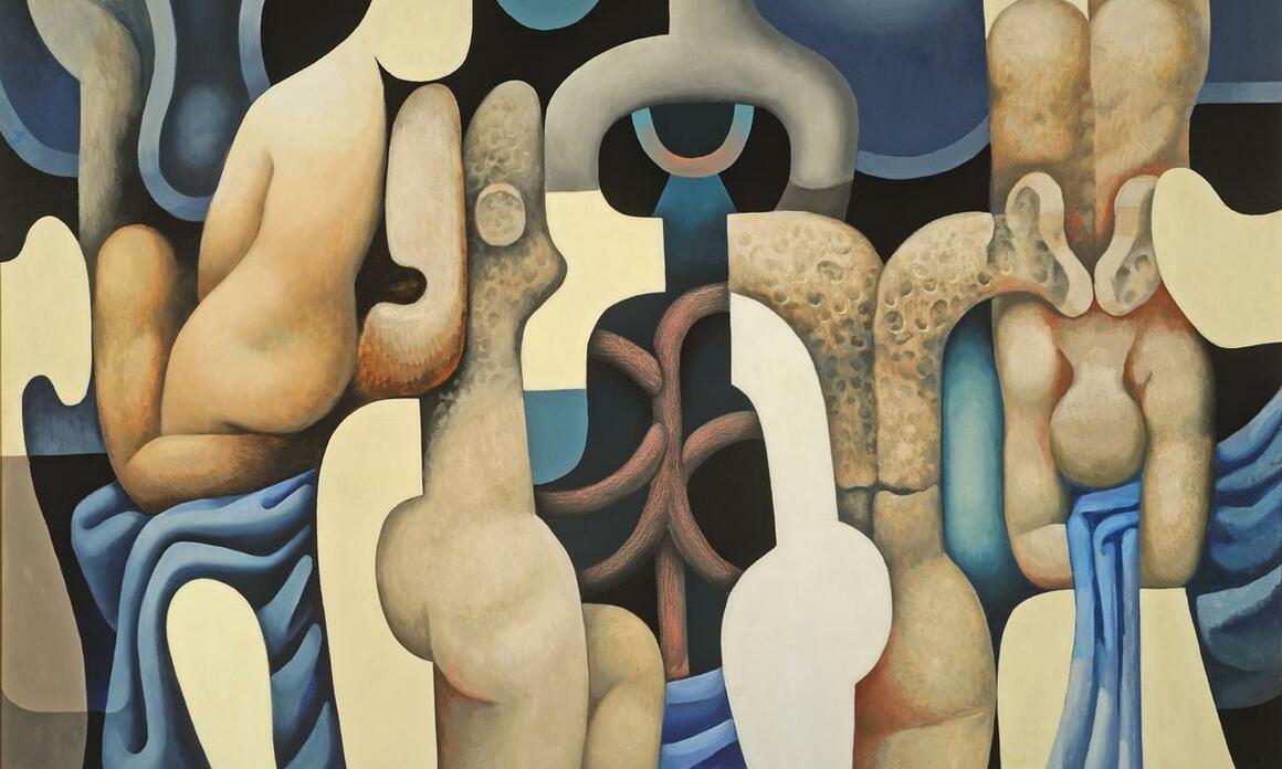 Sonata de la piedra y de la carne (Sonata of Stone and Flesh), Mario Carreño1967. Oil on canvas. OAS AMA | Art Museum of the Americas Collection. 