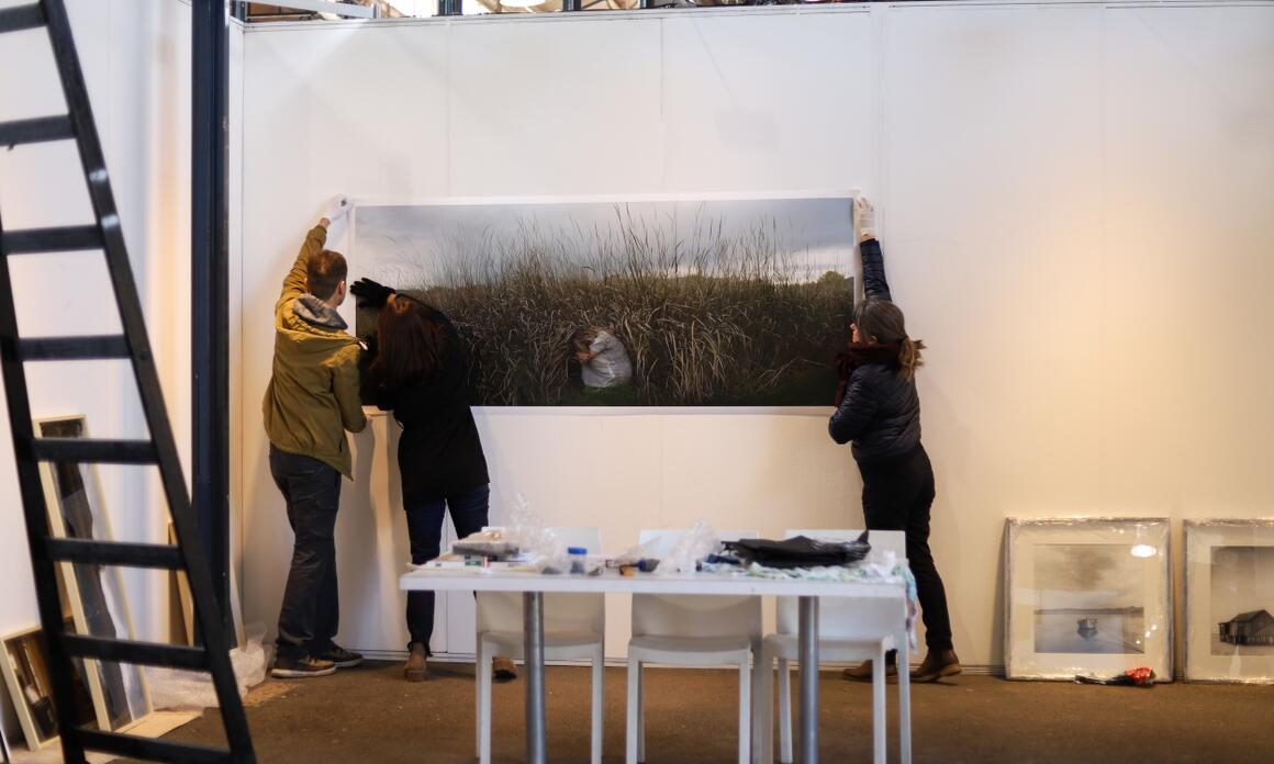 Montaje BAphoto 2019. Ph: Matías Bognanni y Francisca Etchegaray.