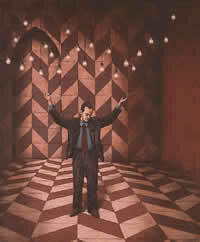 "In the beginning" óleo sobre tela, 182.9 x 152.4 cm, 2001