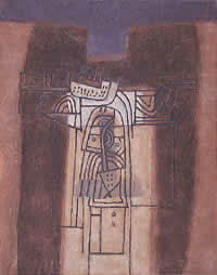 "Altar II" 90 x 115 cm, técnica mixta, 2001